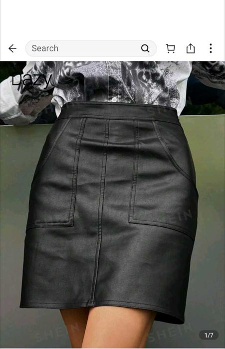 Fustă piele ecologica damă