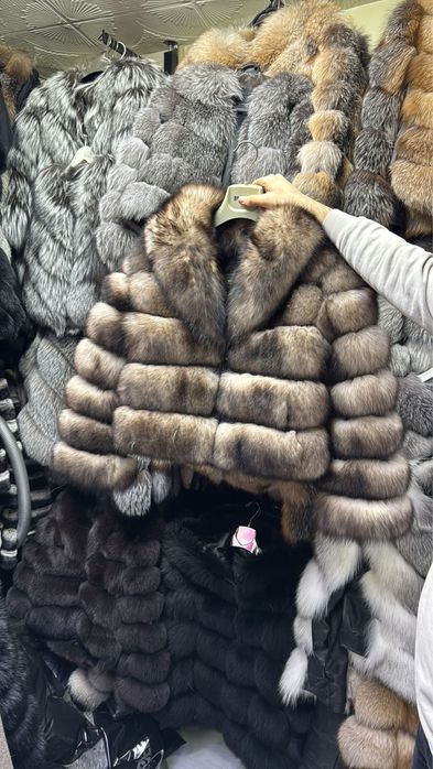 Blana naturala vulpe Full Maro