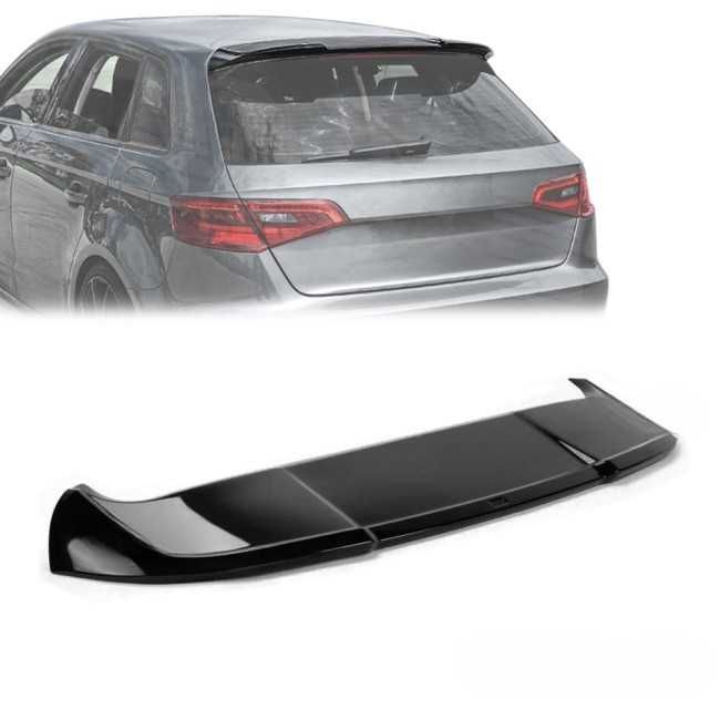 Eleron Luneta Portbagaj Spoiler RS Style ptr AUDI A3 8V, Negru Lucios