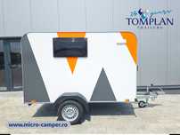 Remorca carosata 750 kg, mini rulota Tomplan TFS 250 plata in rate