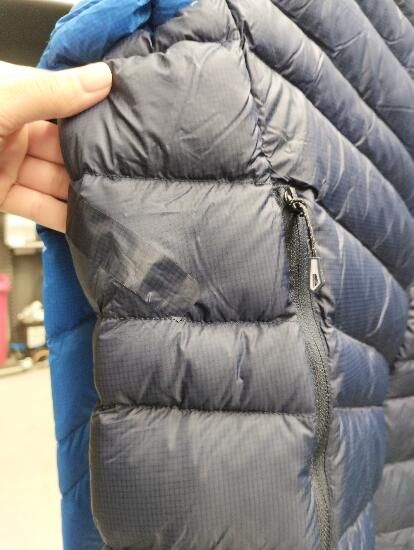 Geacă umplutură din puf Alpinism Albastru - produs resigilat Decathlon