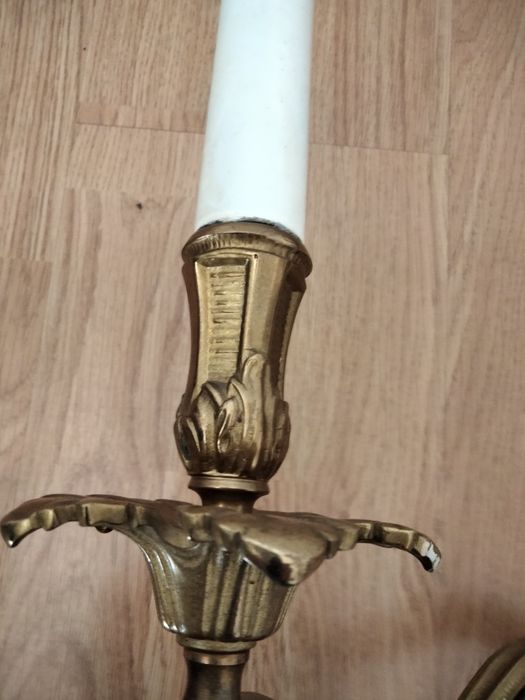 Aplica bronz, electrică,veche