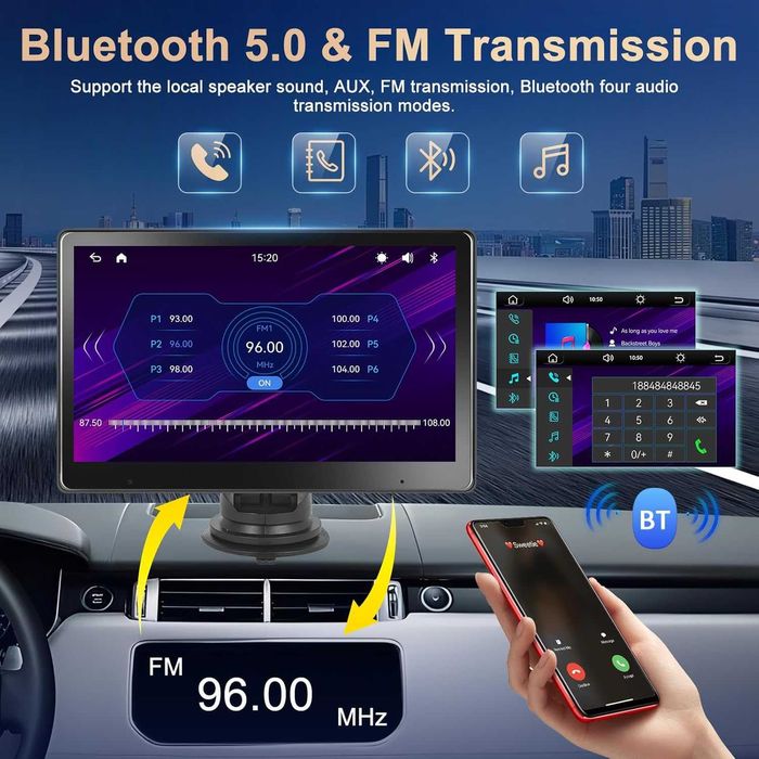 Монитор за автомобил мултимедия за кола Carplay Android Auto навигация