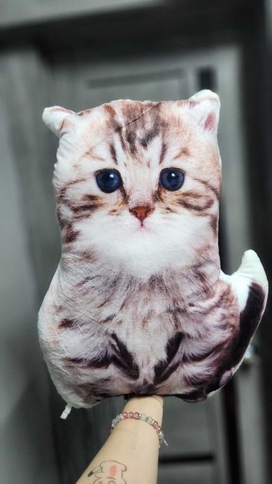 Игрушка подушка кот, собака, на подарок, котенок