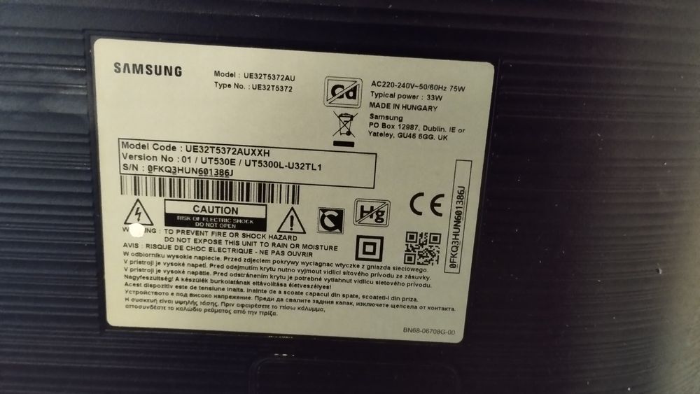 Televizor Samsung  LED, Full HD Smart 32T5372, cu displa