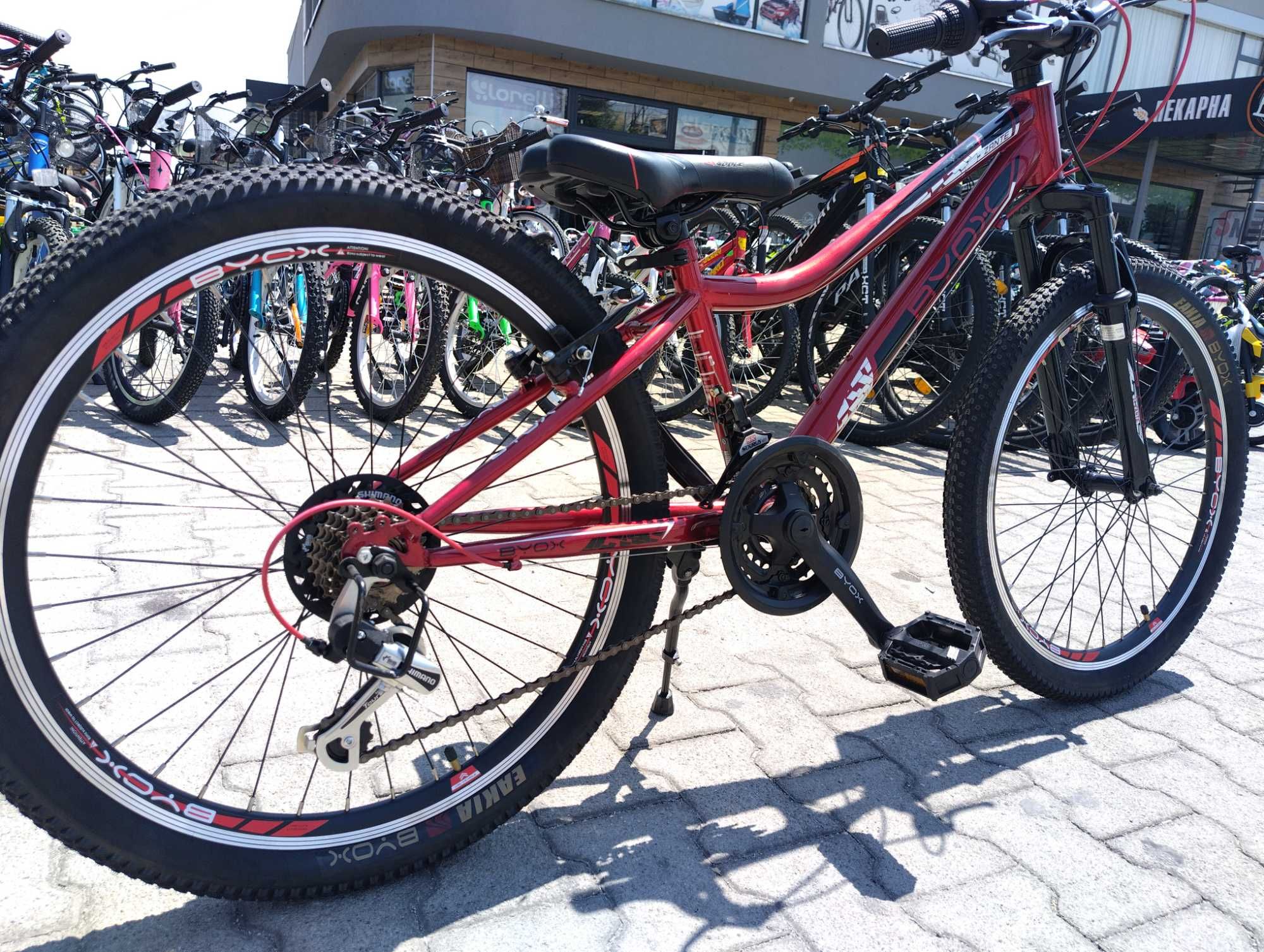 BYOX Велосипед 24" ZANTE червен