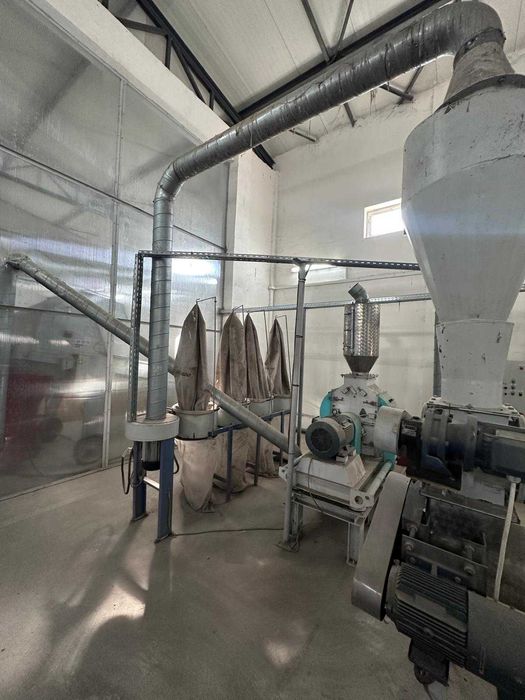 De vanzare linie productie peleti din paie - 500 kg/h