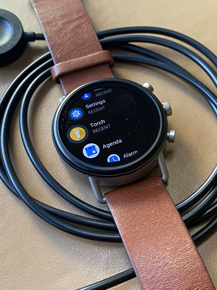 Smartwatch Skagen Falster 2 DW7S1 - Curea Piele Brown Maro - Excelent