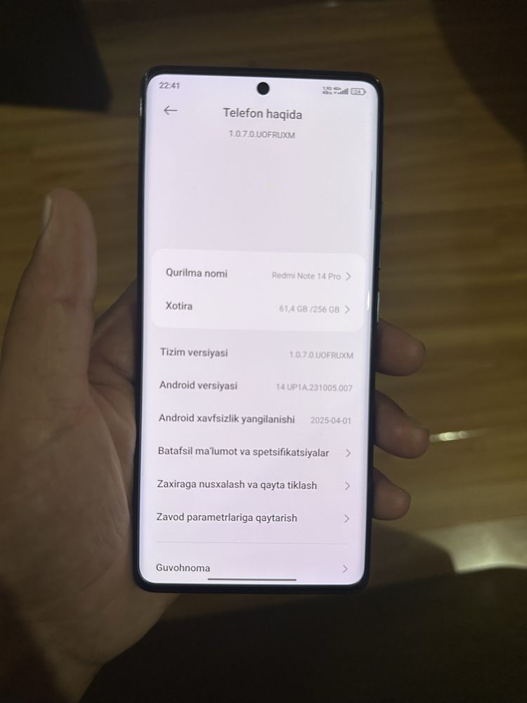 Redmi note 14 pro