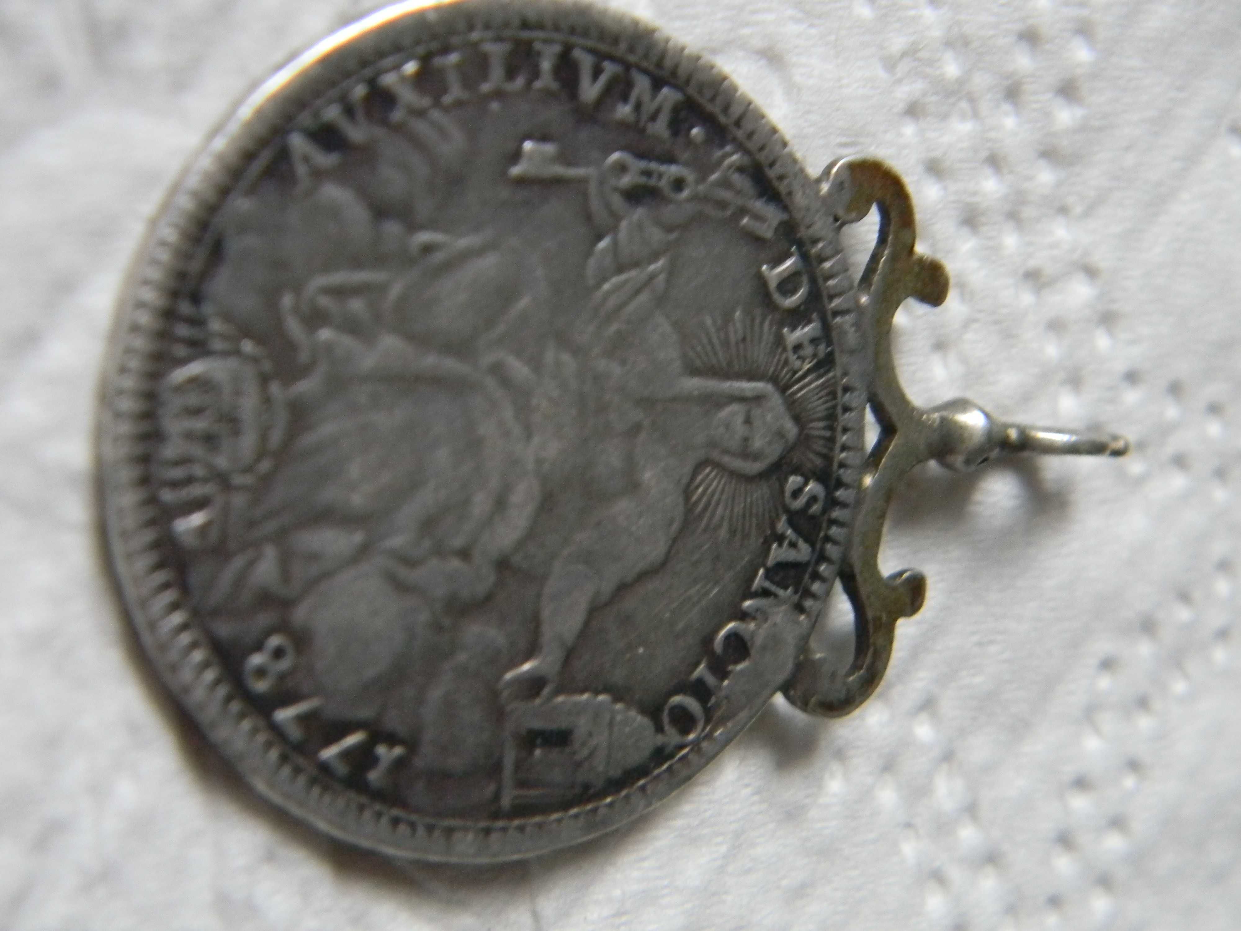 Medalion rar de colectie din argint 14,5g Vatican 1778