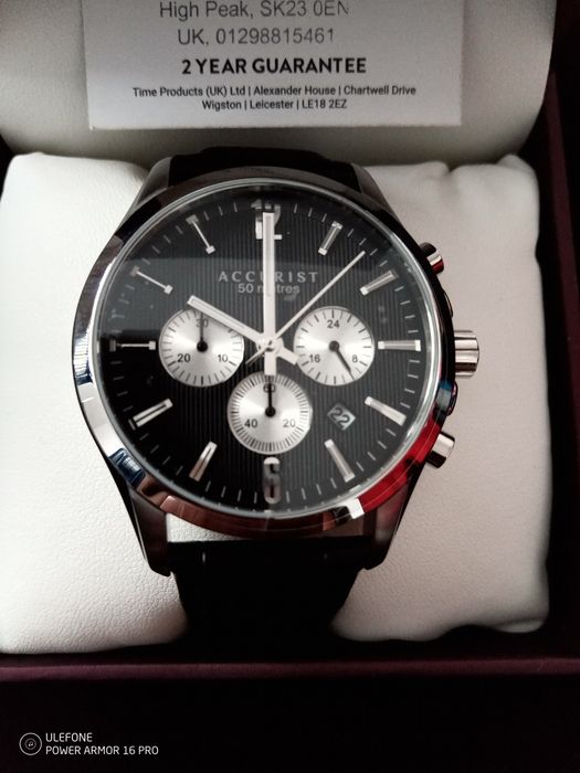 Ceas Accurist 7064  chronograph nou
