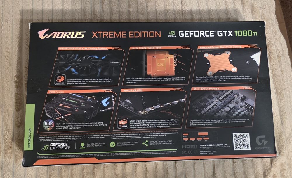 Gigabyte Aorus Xtreme Edition GTX 1080Ti