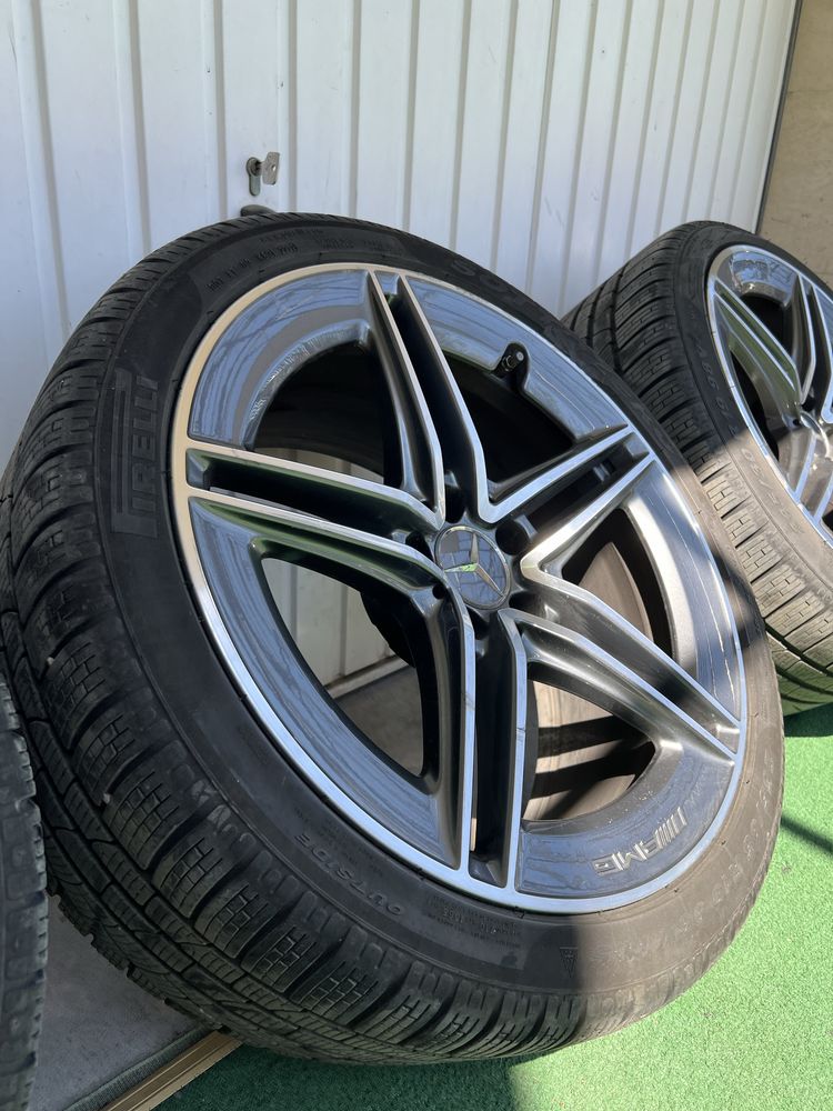 Джанти Мерцедес 19 AMG спорт пакет c205 с гуми pirelli зимни