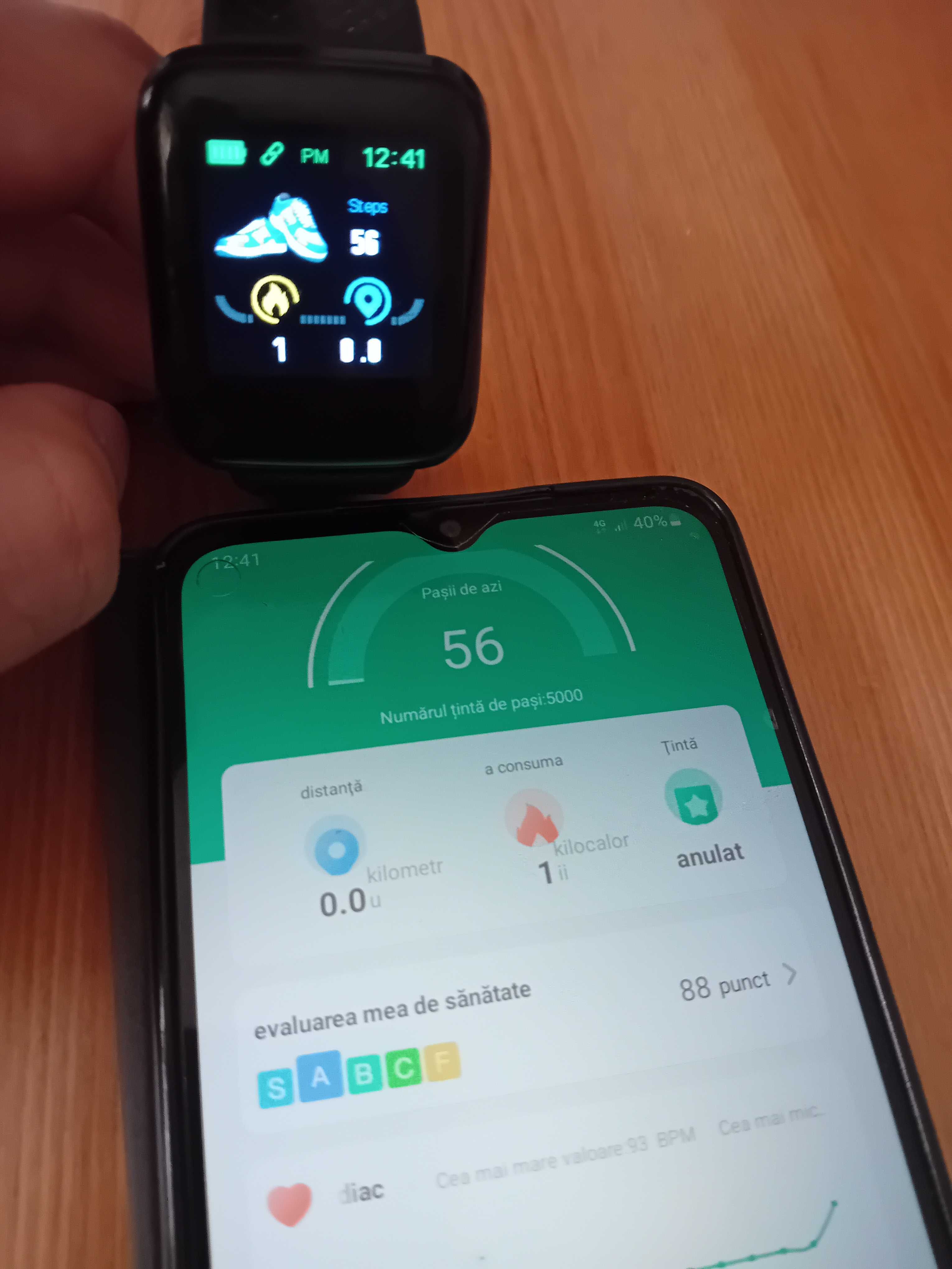 Ceas EBODA SmartTime150, Nivel Oxigen Sange, Ritm Cardiac