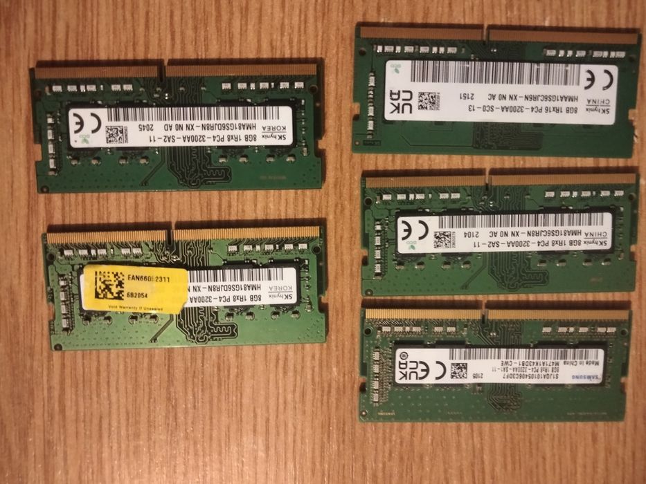 Memorie RAM 8GB DDR4 laptop 2666v,3200AA