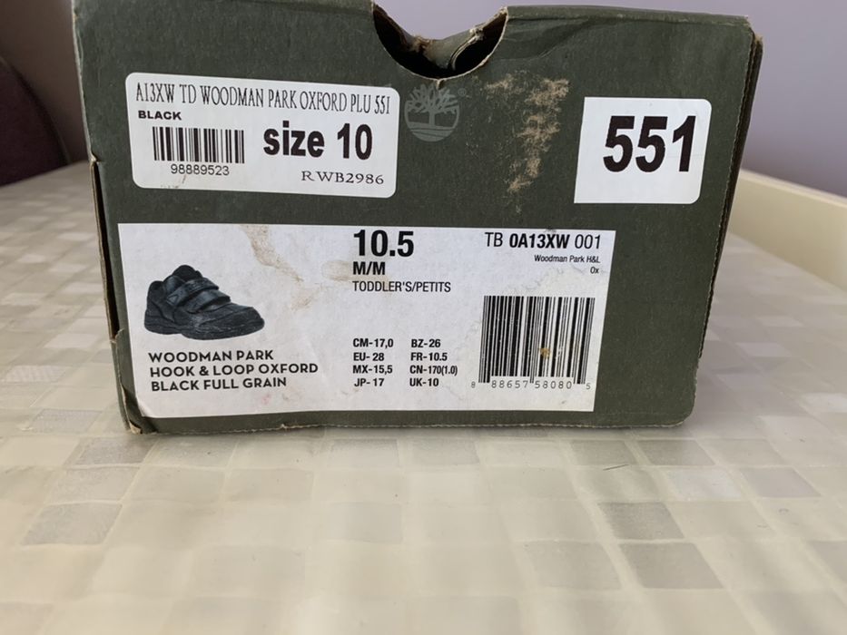 Нови детски кожени обувки маратонки Timberland 27, 28, 29, 30, 31, 32