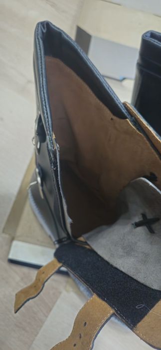 Кожени мото ботуши