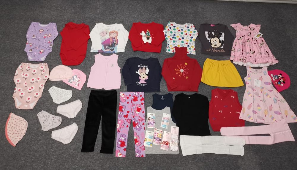 Lot haine fetiță 98-104