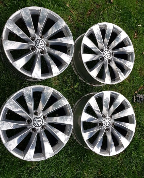 4бр. оригинални лети джанти VW Interlagos 5x112 8Jx18"