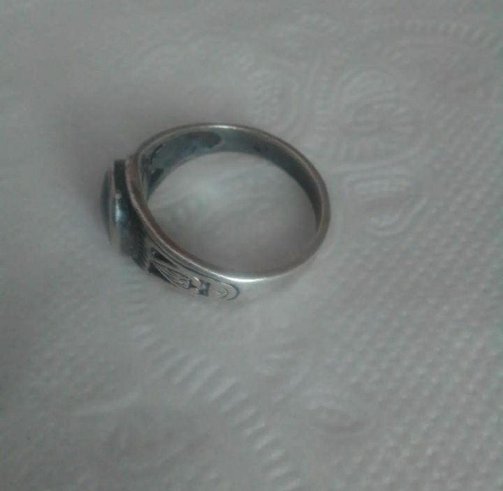 Мужское кольцо серебро 925