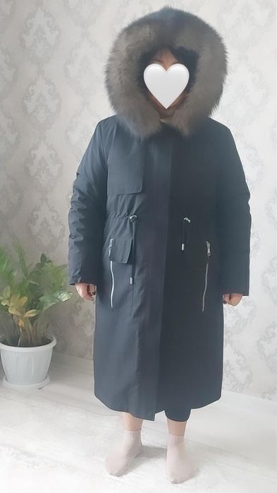 Натуральная парка женская