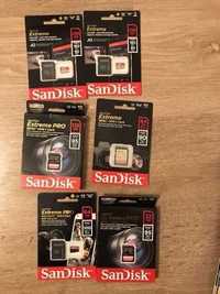 Sandisk Extreme microSDXC UHS-I 4K U3 32GB 64GB 128GB 256GB SIGILAT