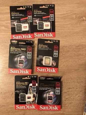 Sandisk Extreme microSDXC UHS-I 4K U3 32GB 64GB 128GB 256GB SIGILAT