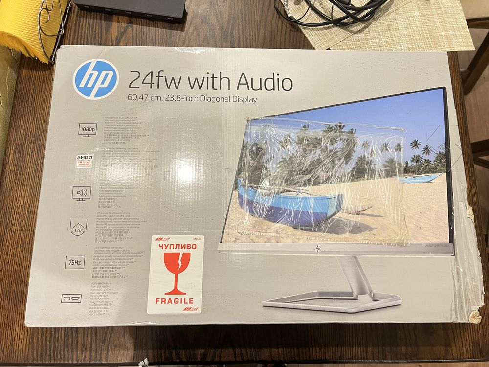 Монитор HP 24fw + audio