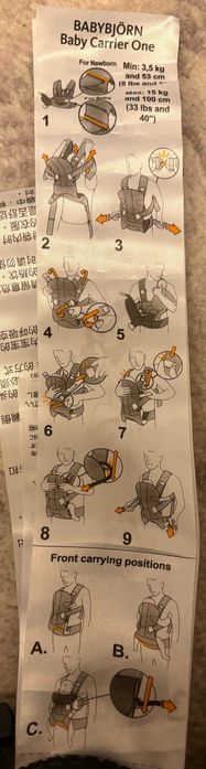 Marsupiu Port bebe BabyBjörn Baby Carrier One