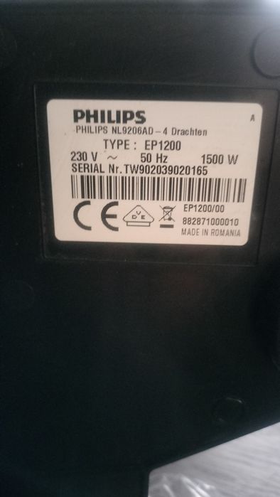 Espresor complet automate Seria 1200
Espresoare complet automate