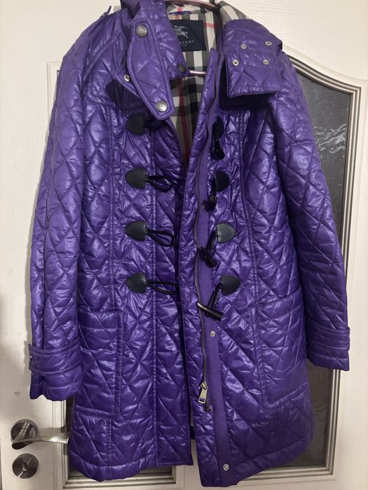 Burberry яке лилаво