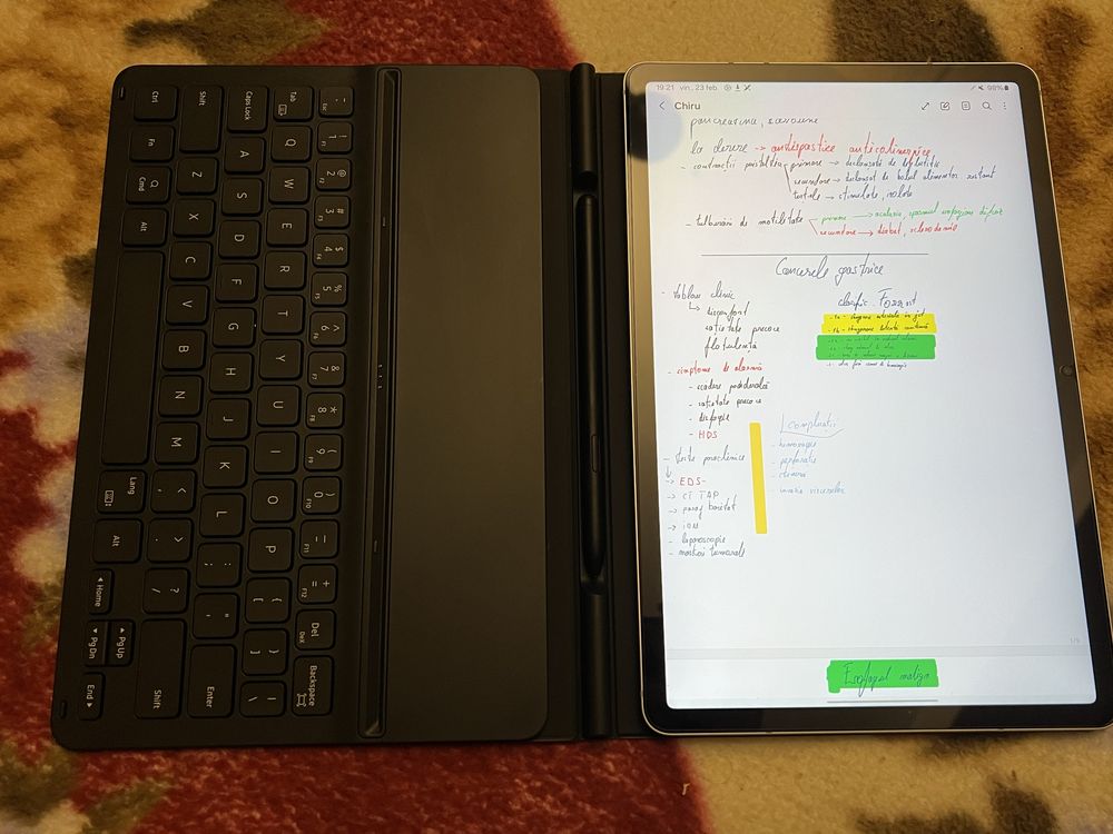 Samsung tab S8. Cu tastatura originala Samsung si stilou incluse