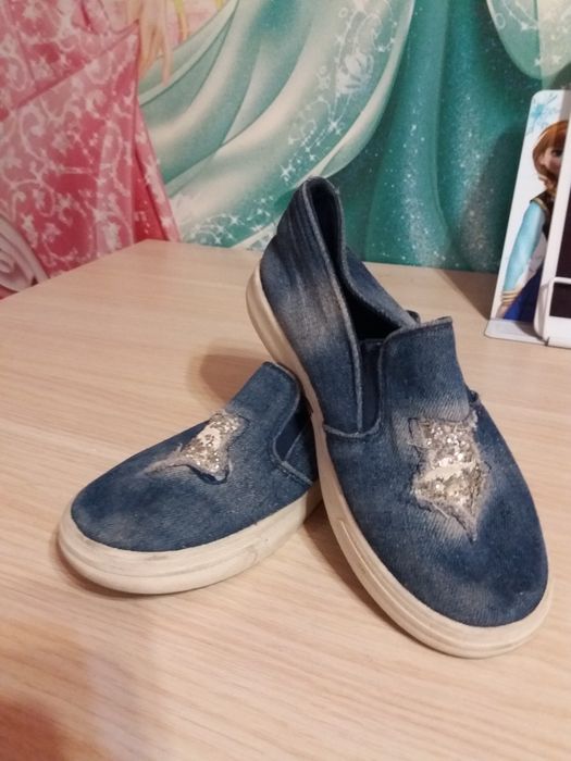 Джинсовые макасины