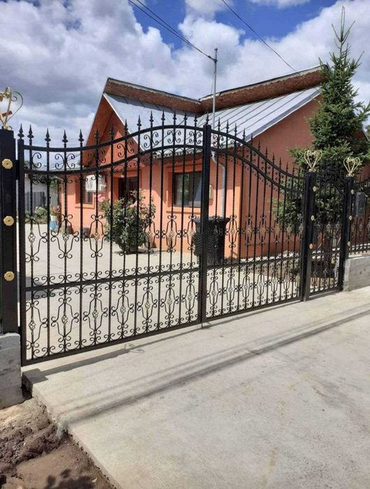 Gard din fier forjat, sipca metalica, jaluzele, plasa, tabla cutata