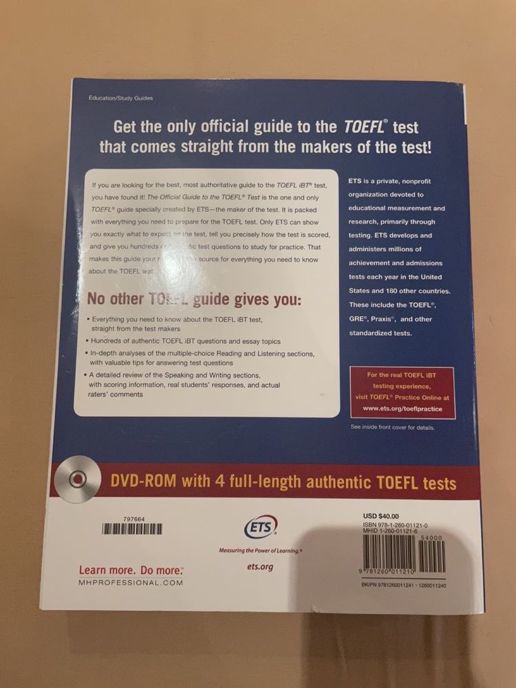 The Official Guide to the TOEFL Test Fifth Edition