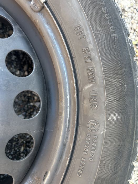 Jante 5x115 r16, cu cauciucuri de iarna 205/60/16