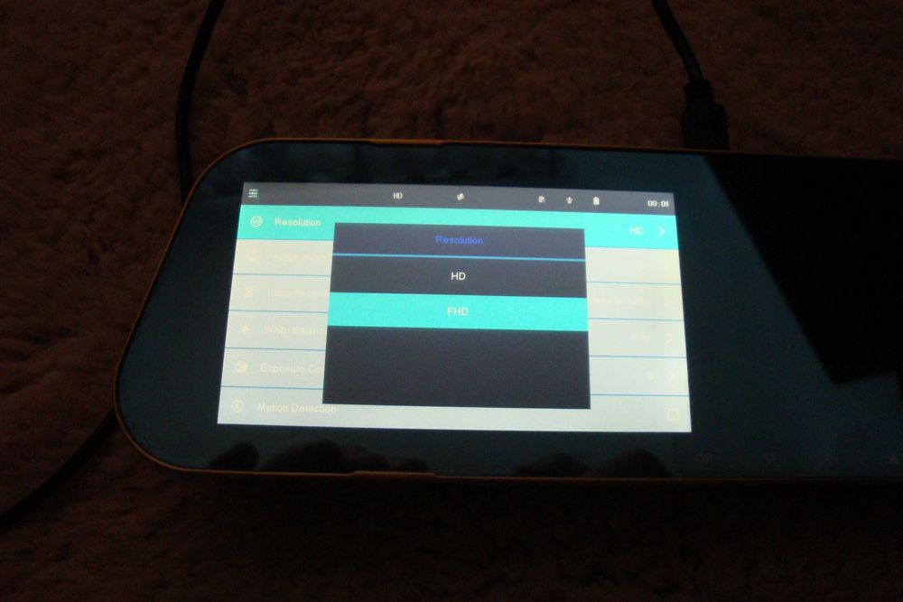 camera video auto oglinda full hd inregistrare audio video card 32gb