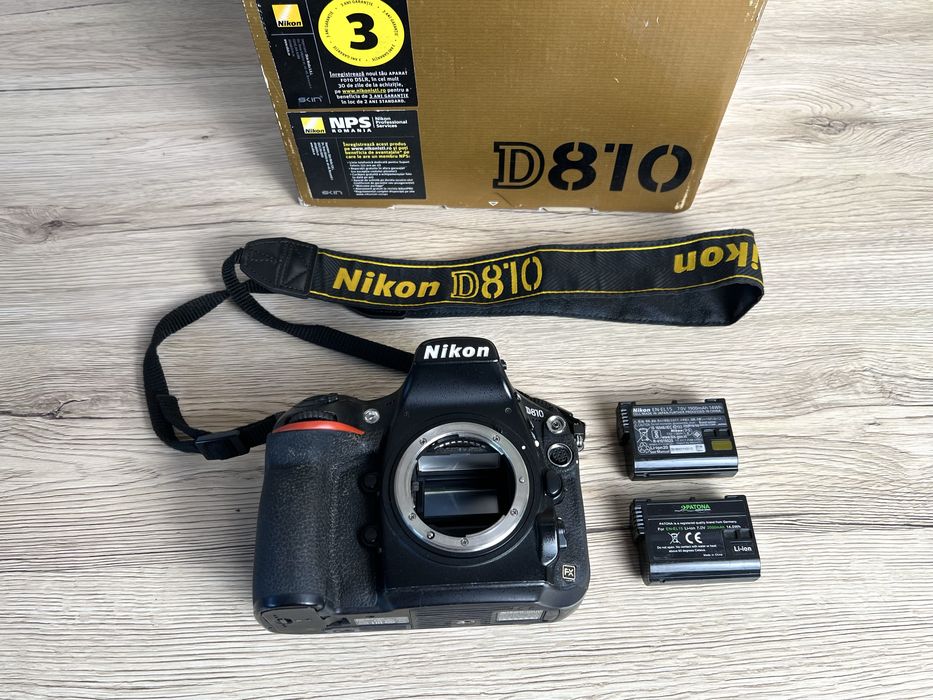 Nikon d810 body sau cu obiectiv