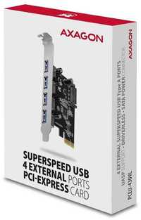 Adaptor  PCI-Express PCEU-430VL, 4x USB 3.2 / Nou / Transport gratuit