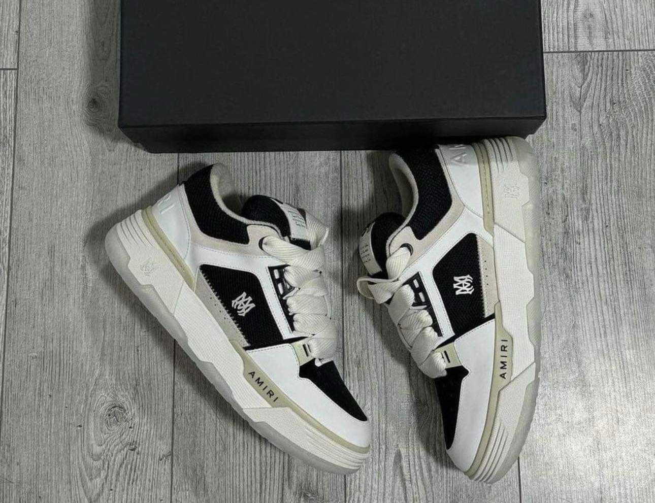 Adidasi Sneakersi AMIRI MA-1 Black&White