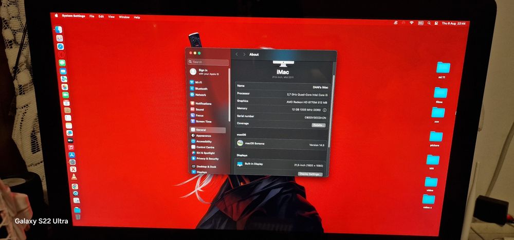 Imac mid 2011,21.5inchi