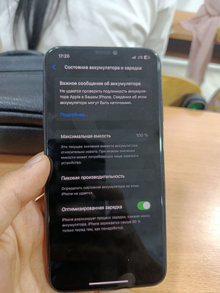 Iphone xs max holati ideal