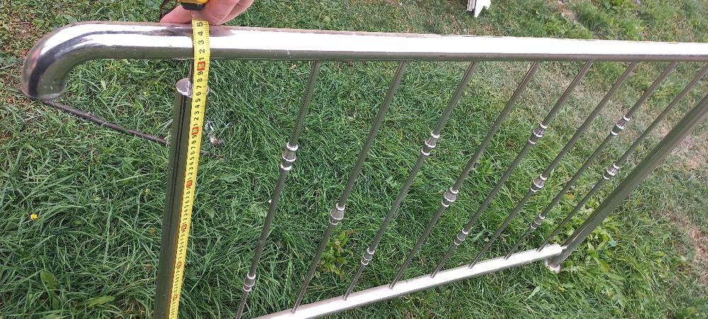 Balustradă inox 2 bucăți