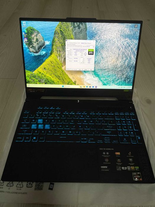 ASUS TUF A15, Ryzen 7 7435HS, RTX 4050 6GB