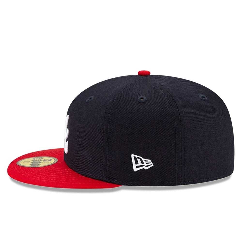 Sapca New Era 59fifty atlanta braves side patch