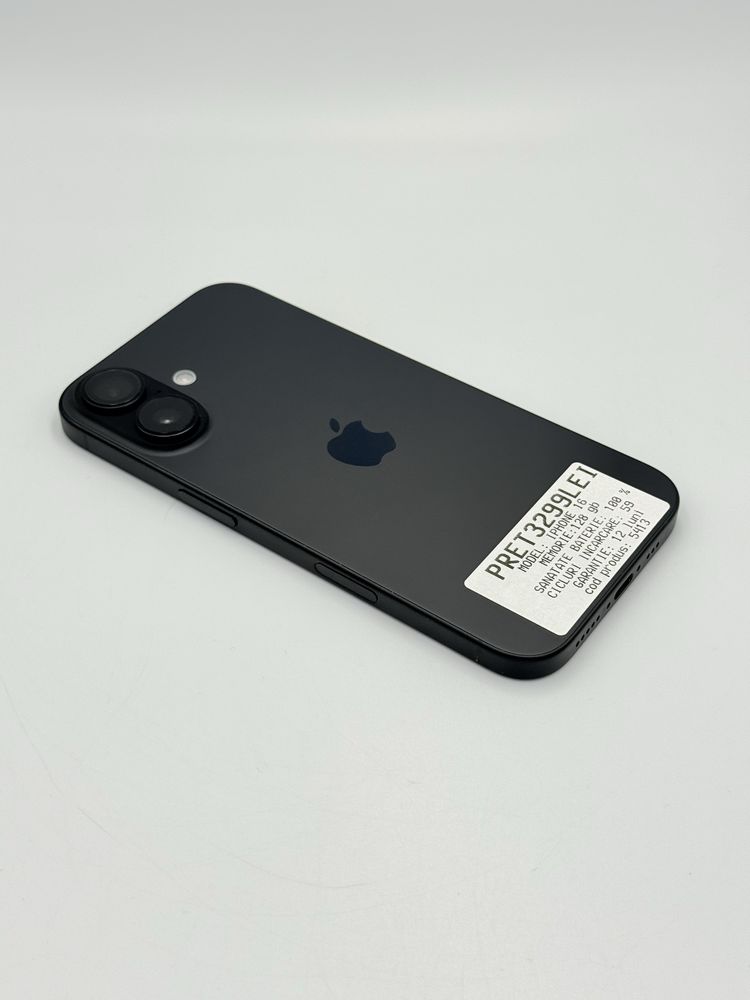 Magazin vindem iphone 16 ca nou 128 gb cu garantie neverlocked