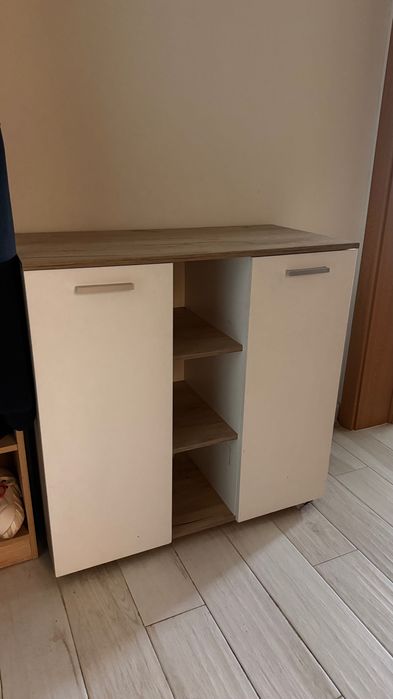 Комплект: Гардероб, 2 бр. нощни шкафчета, комода за обувки и антре