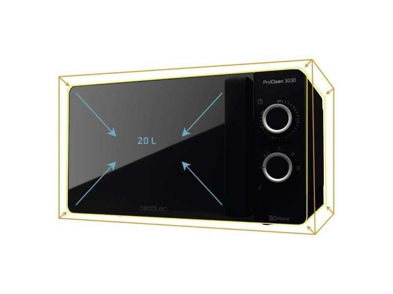 Микровълнова Фурна Cecotec ProClean 3030, 20 л, 700 W
