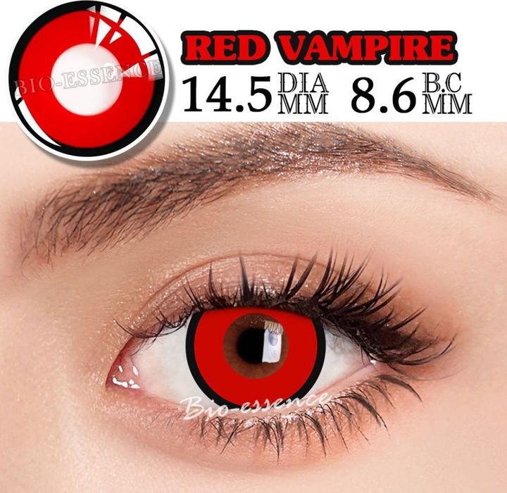 Lentile de contact anuale Red Vampire