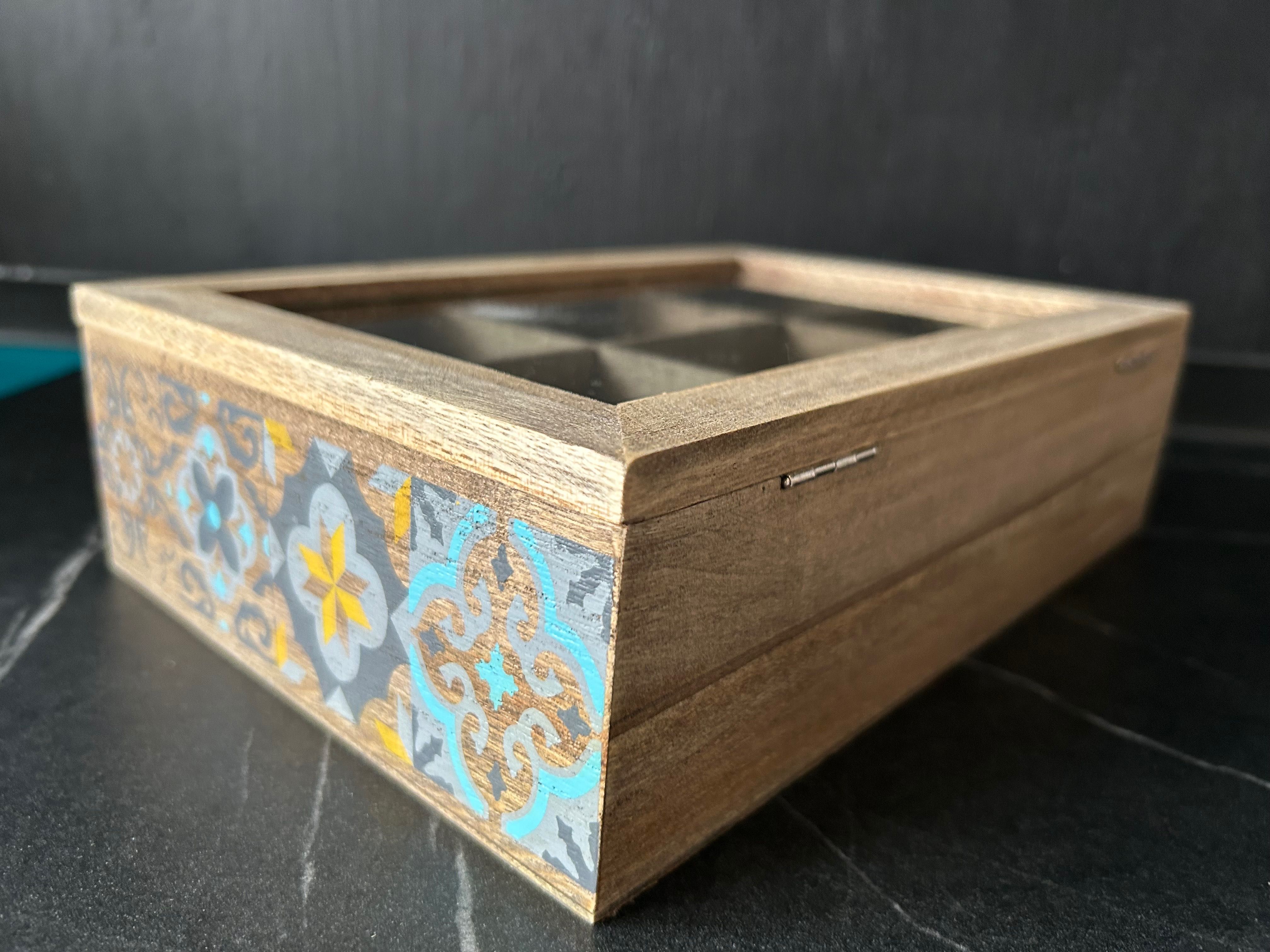 Cutie pentru ceai din lemn